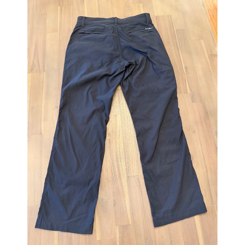 Eddie Bauer Traverse Pants Mens 30x30‎ Black Outdoor Hiking Travel Casual - Picture 5 of 5
